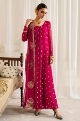 Aneelas - Winter 3PC Sequin Embroidered Suit - SS0489